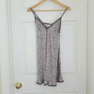 Rene Rofe  Lavender leopard nightgown