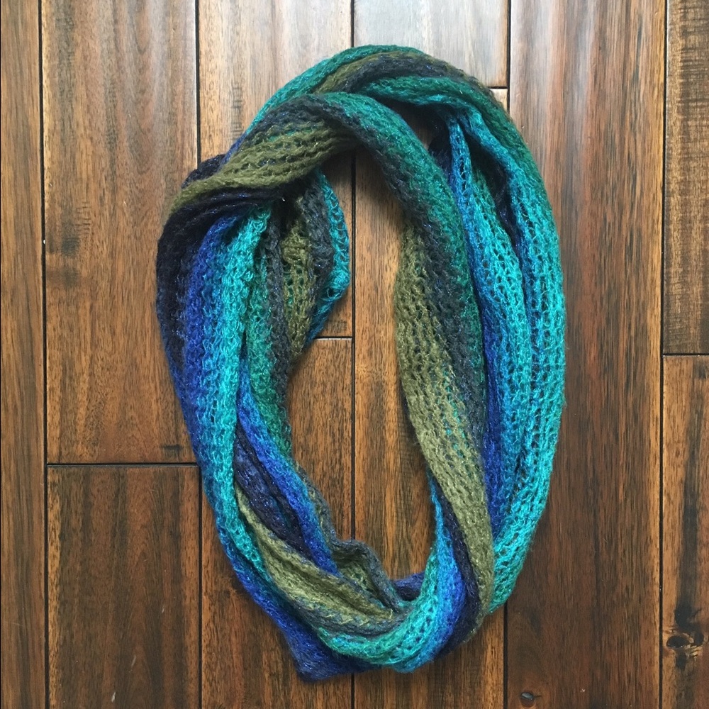 Multicolored / Metallic Infinity Scarf