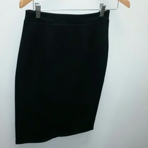 Black pencil skirt