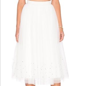 Anthropologie Skirts - BNWT Anthropologie Sunday Jumps White Tulle Skirt Anthropologie Skirts - BNWT Anthropologie Sunday Jumps White Tulle Skirt