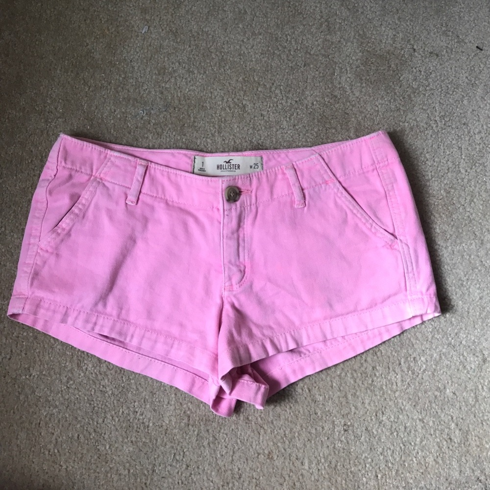 Pink Hollister shorts