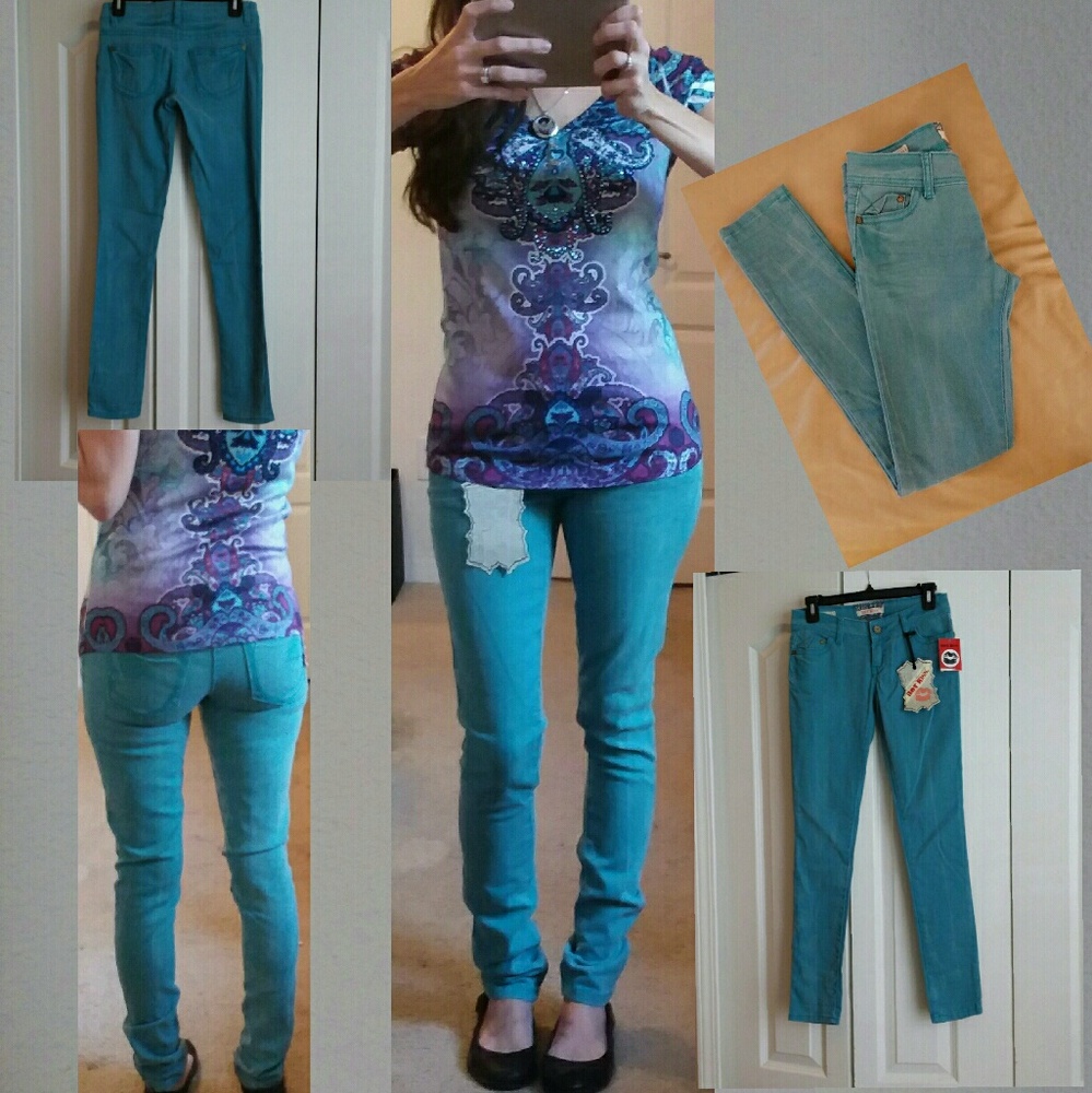 HOT KISS JEANS Skinny size 1 NWT