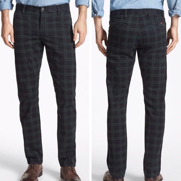 Dockers Other - 🎉HP🎉 Dockers Alpha Slim Green Plaid Khaki Pants