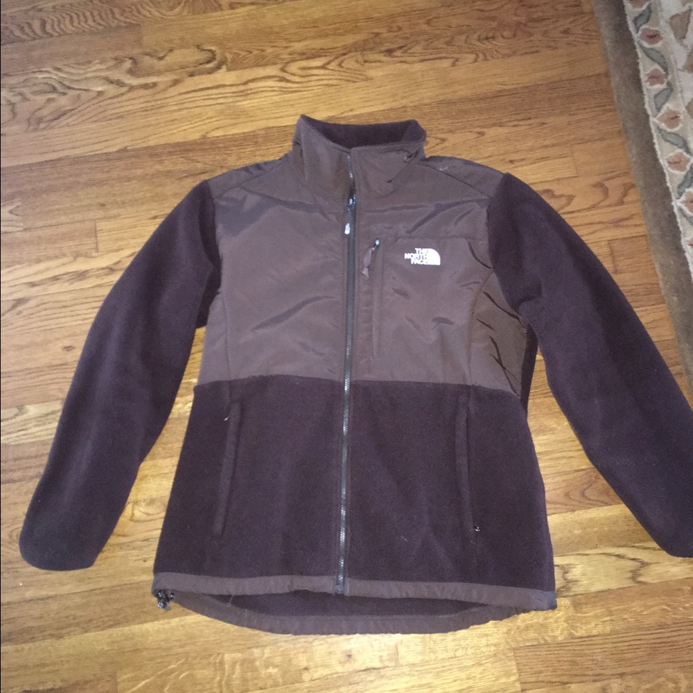 Brown north face jacket!