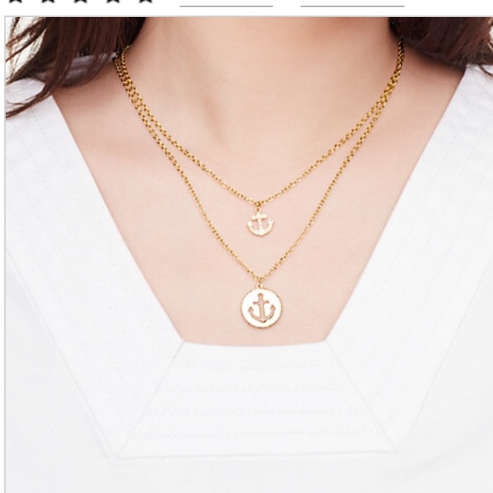 Kate Spade NY - like a charm anchor pendant set