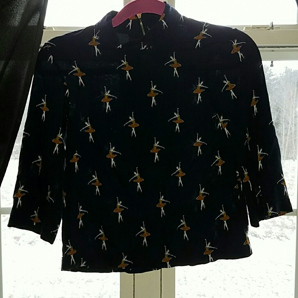 Adorable ballerina print shirt