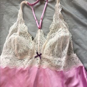 NWOT Very Sexy Victoria's Secret Shimmer Lace Slip