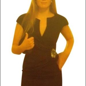 Tadashi Shoji Pleated Sheath Dress