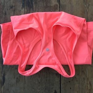 Lululemon razor back: coral colorNWOT