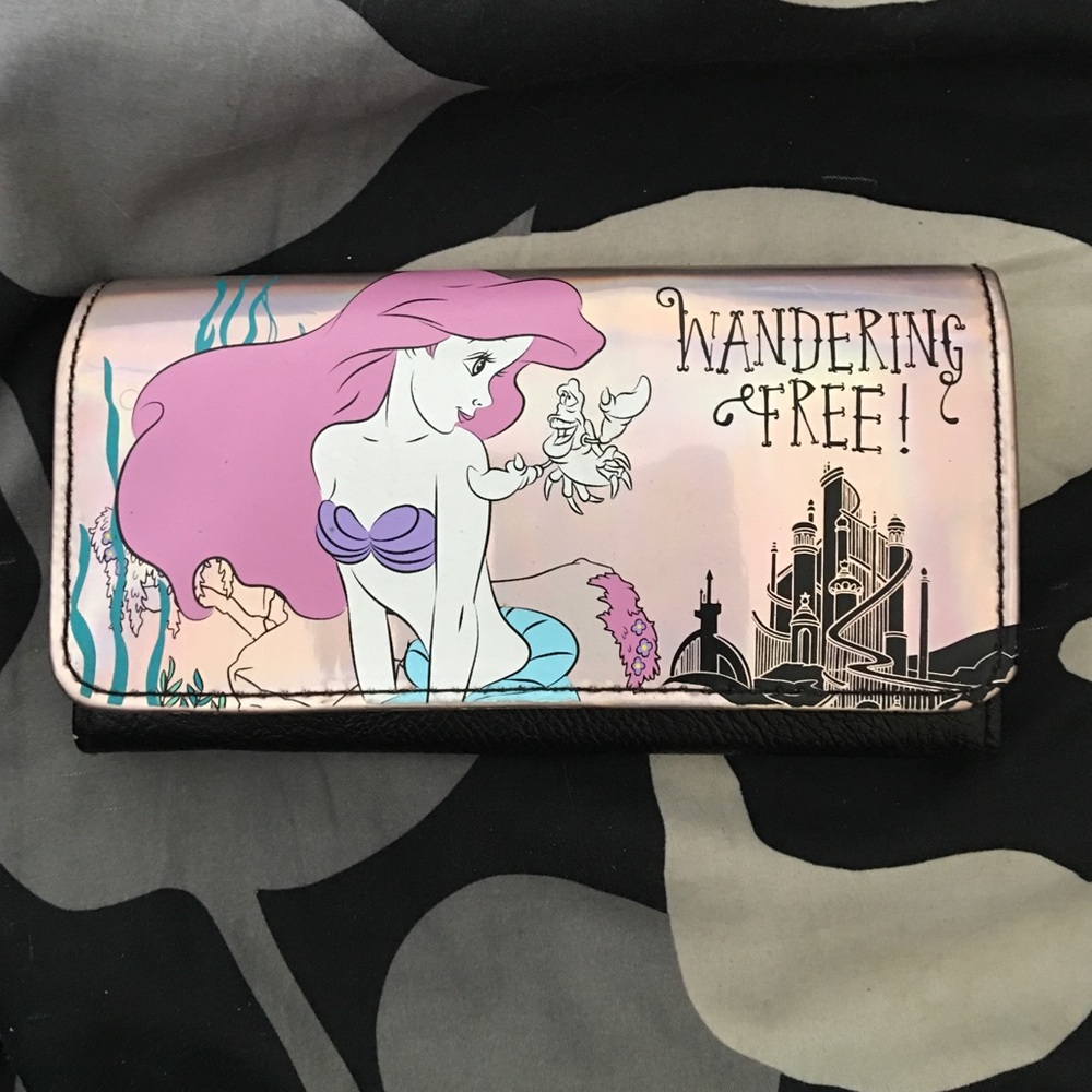 Disney's The Little Mermaid metallic wallet