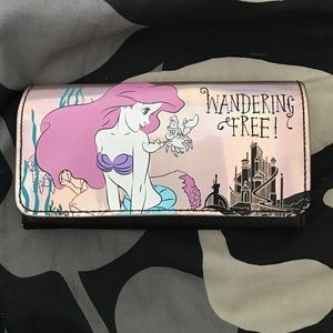 Disney's The Little Mermaid metallic wallet