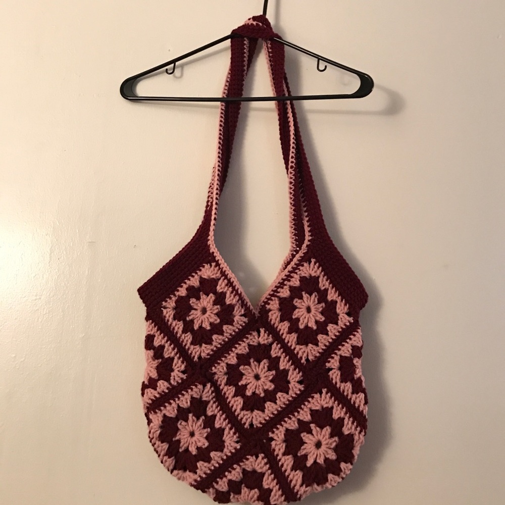Handmade crochet bag made by me 😬