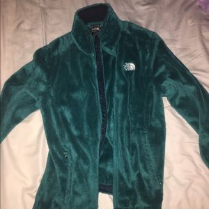 Green North Face Osito Jacket