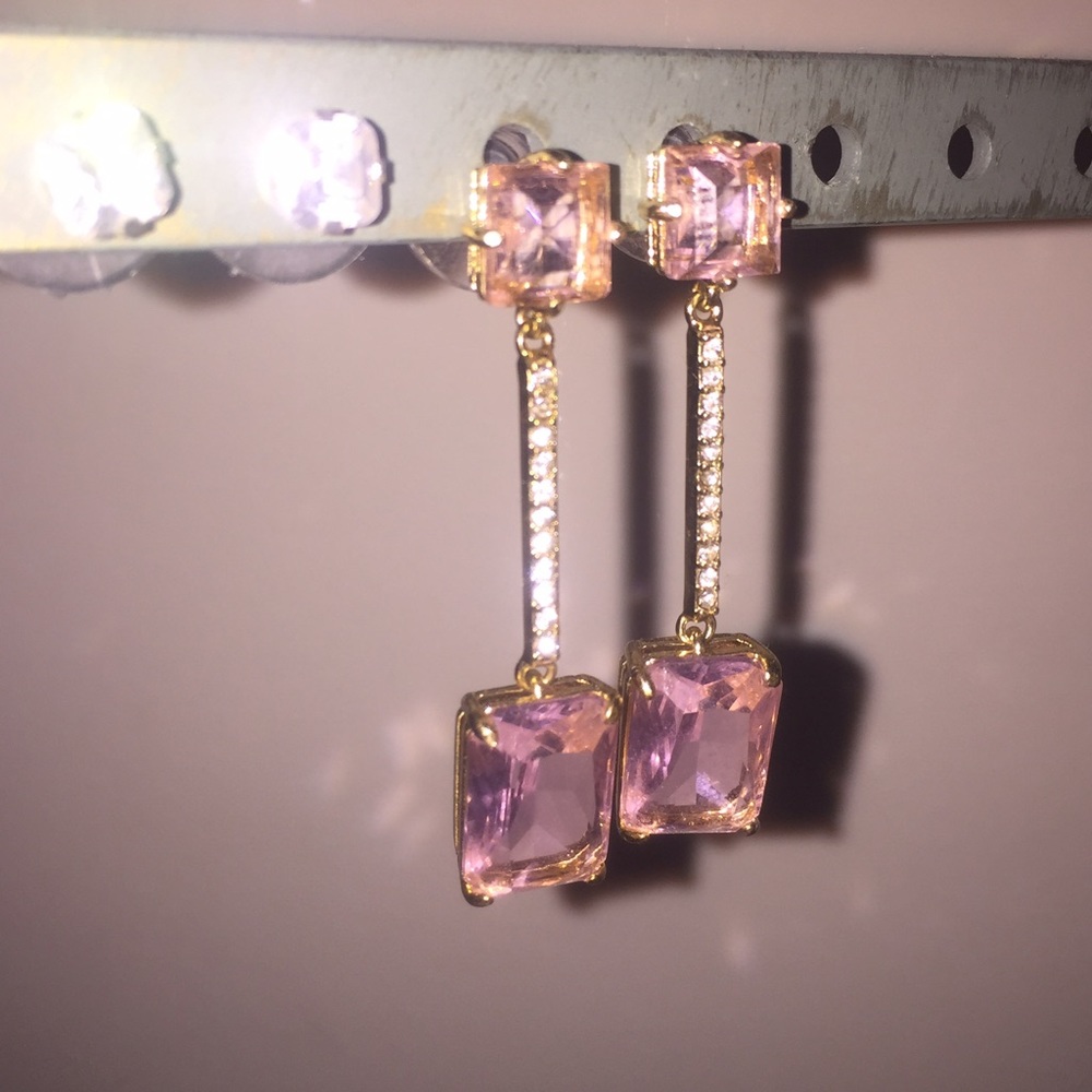 Pink Drop Earrings!!!!