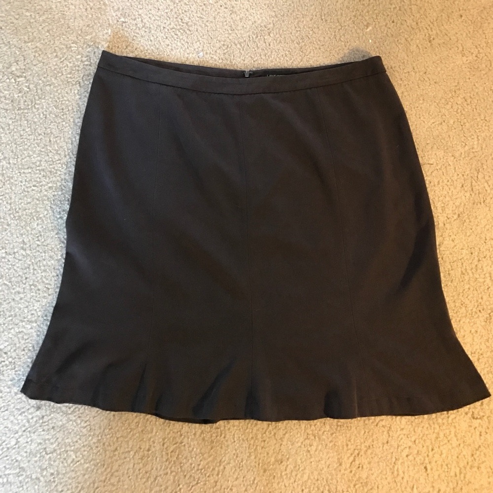 Plus Size Lane Bryant A line Brown Skirt