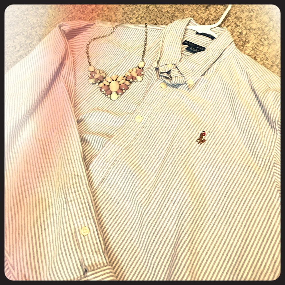 Ralph Lauren Pinstripe Button Down