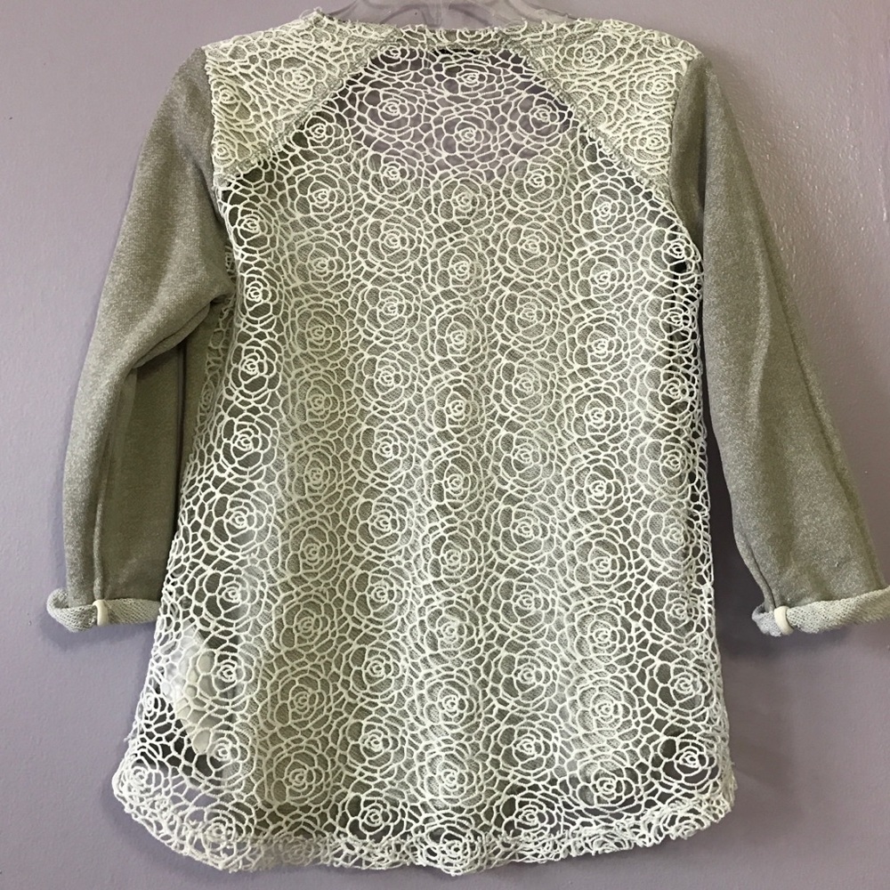 Guess rose lace sweatshirt