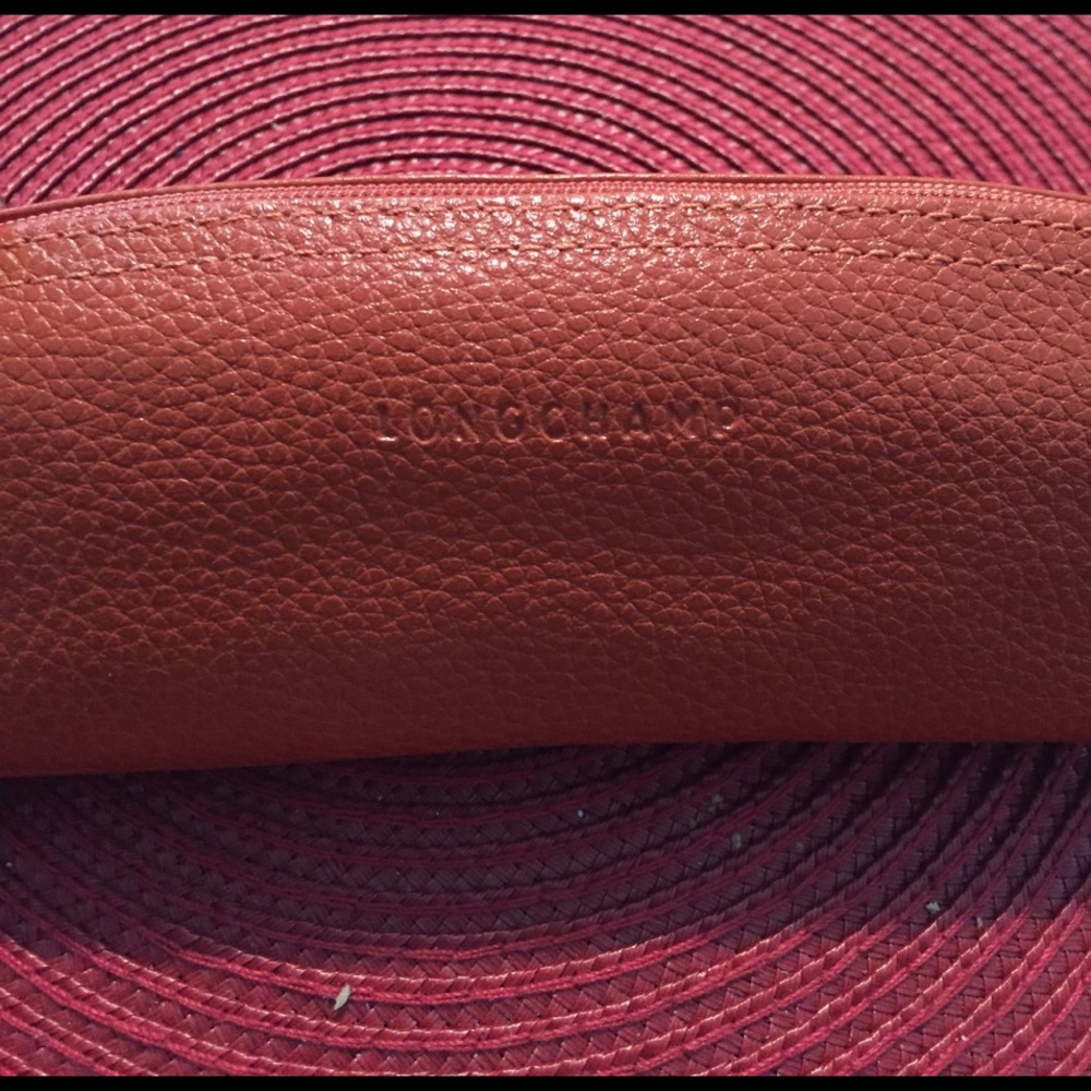 Brand new. Longchamp Le Foulonne cosmetic case.