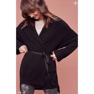 ANTHROPOLOGIE  NEW Black Cardigan