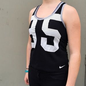 NIKE Prep Graphic 95 Racerback Tank, Sz XS