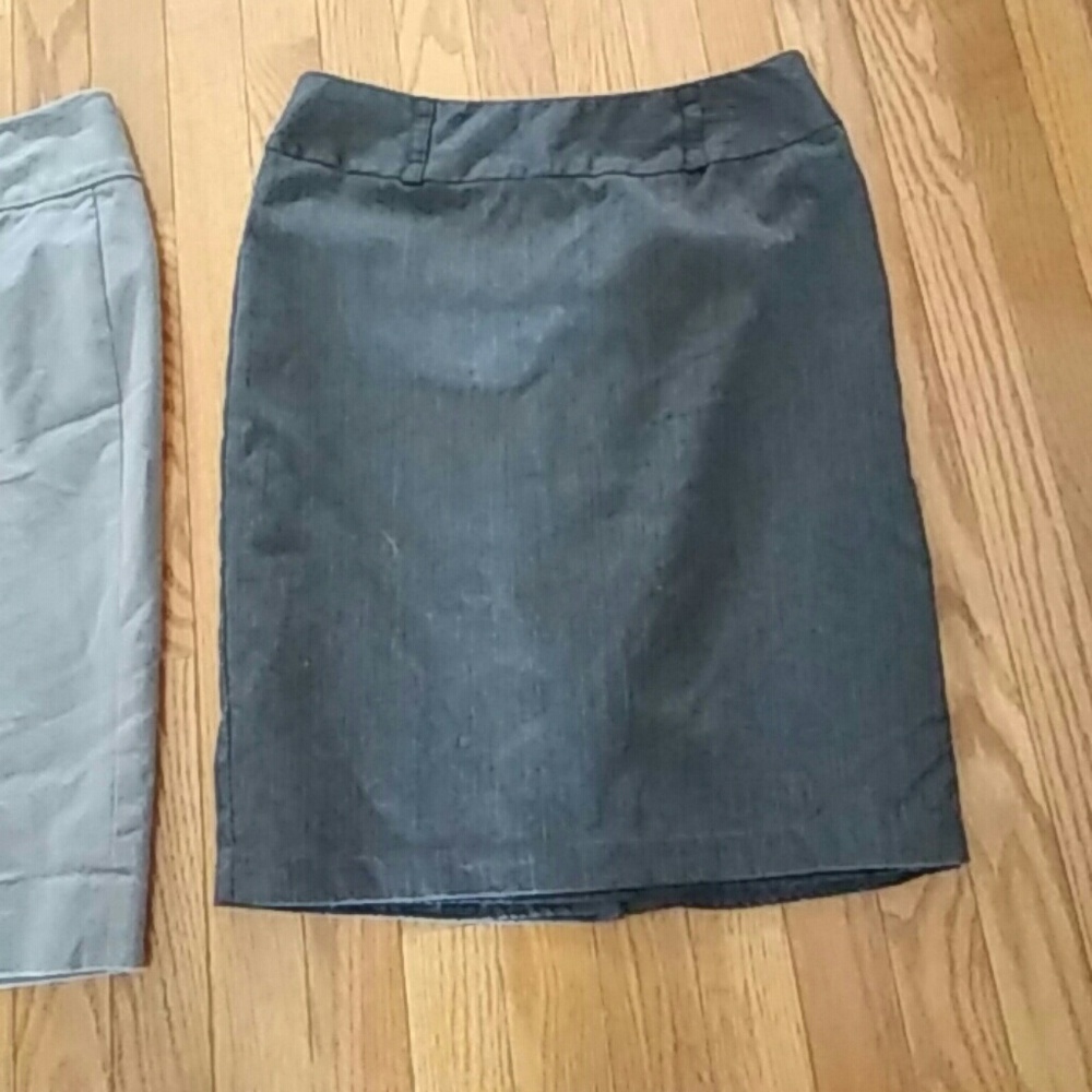 3 pencil skirts black grey dark grey
