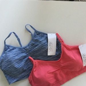 Gilligan and O'Malley Seamless Bralettes XL