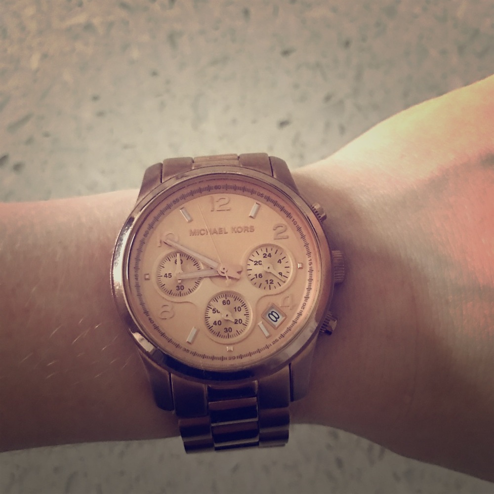 Michael Kors Rose Gold Steel Bracelet Watch