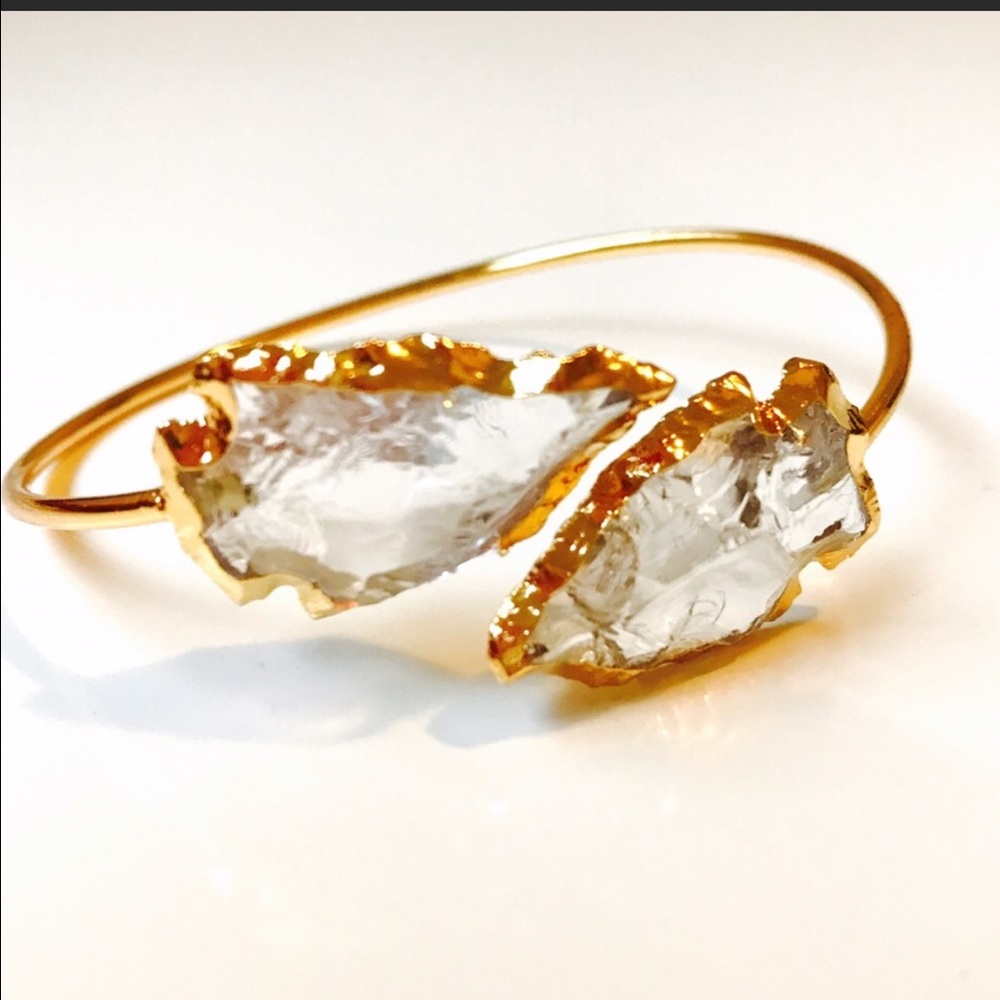 Crystal Arrow Bangle.