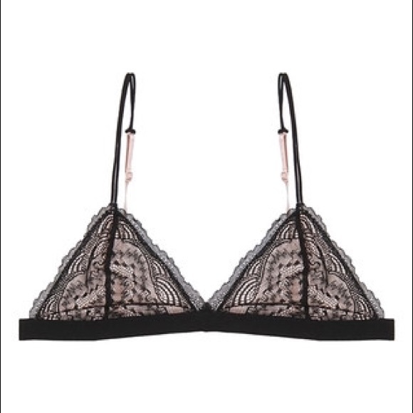 Youmita Other - NWT. Pink and black bralette