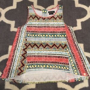 Lucky Brand tribal print tank top