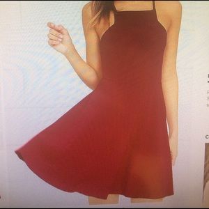 Red wine dress