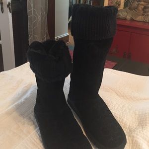 Nearly new Black Coach Boots