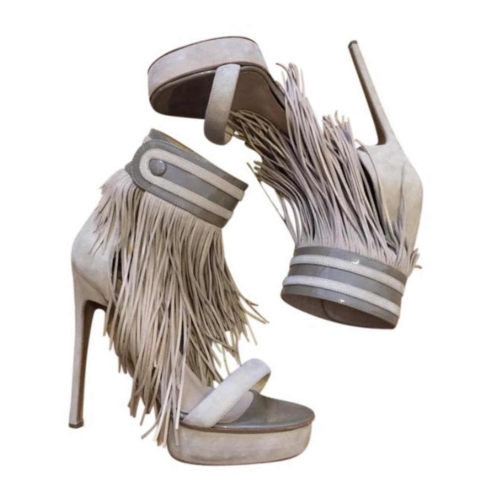 Platform Fringe Sandal