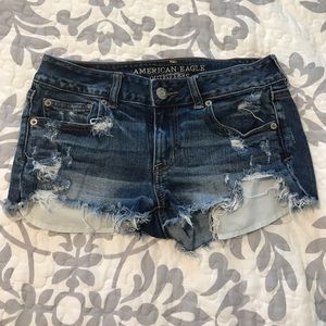 American Eagle Shortie Stretch Jean Shorts