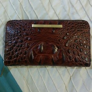 BRAHMIN ZIP AROUND WALLET