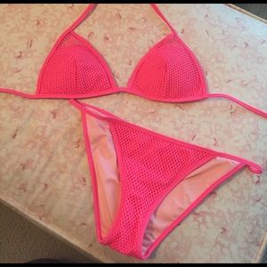 Brand New! Victoria's Secret Pink Mesh Bikini