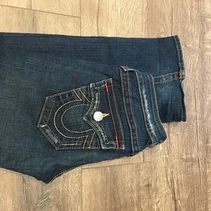 Hard to find orange stitching true religion jeans!