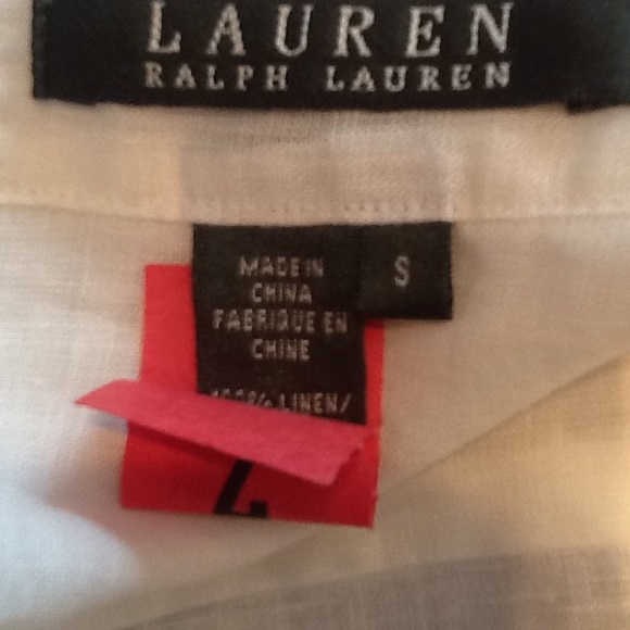 ๐HP๐Linen Shirt ~ Ralph Lauren ๐พ - Picture 3 of 3