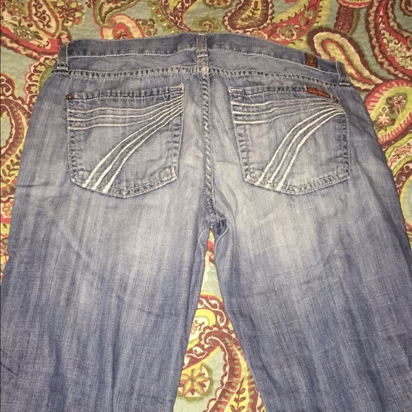 7FAMK jeans/ Capris! Great condition! 28X22! - Picture 1 of 3