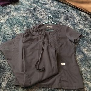 Grey's Anatomy Scrub set - dark gray