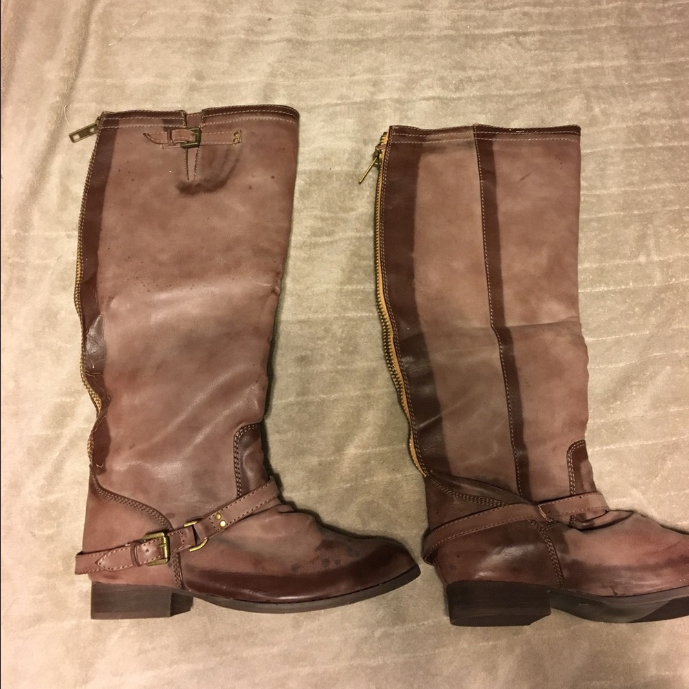 Brown Bucco riding boots