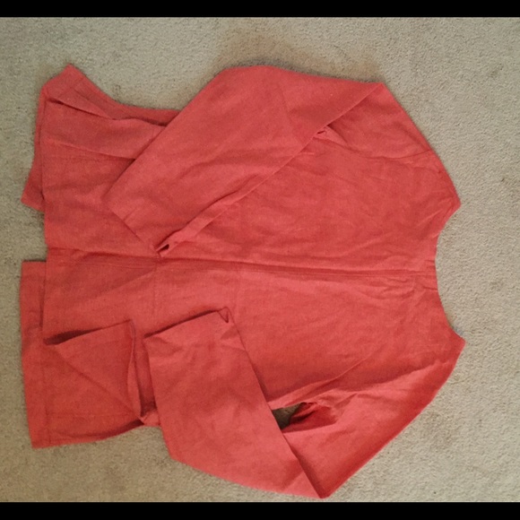 Orange Linen jacket - Picture 2 of 2