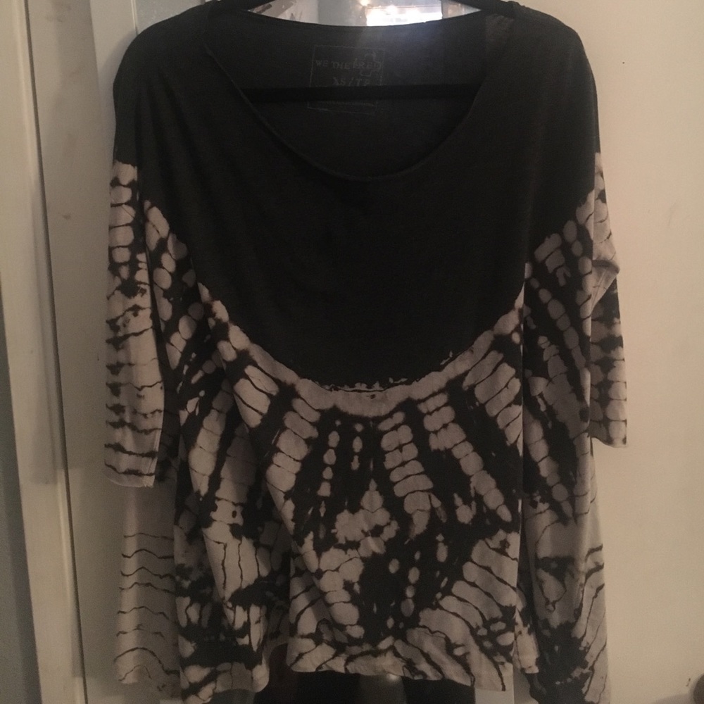 Tie dye free people top, XSML, good condition