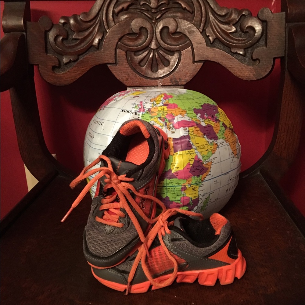 Fila orange sneakers