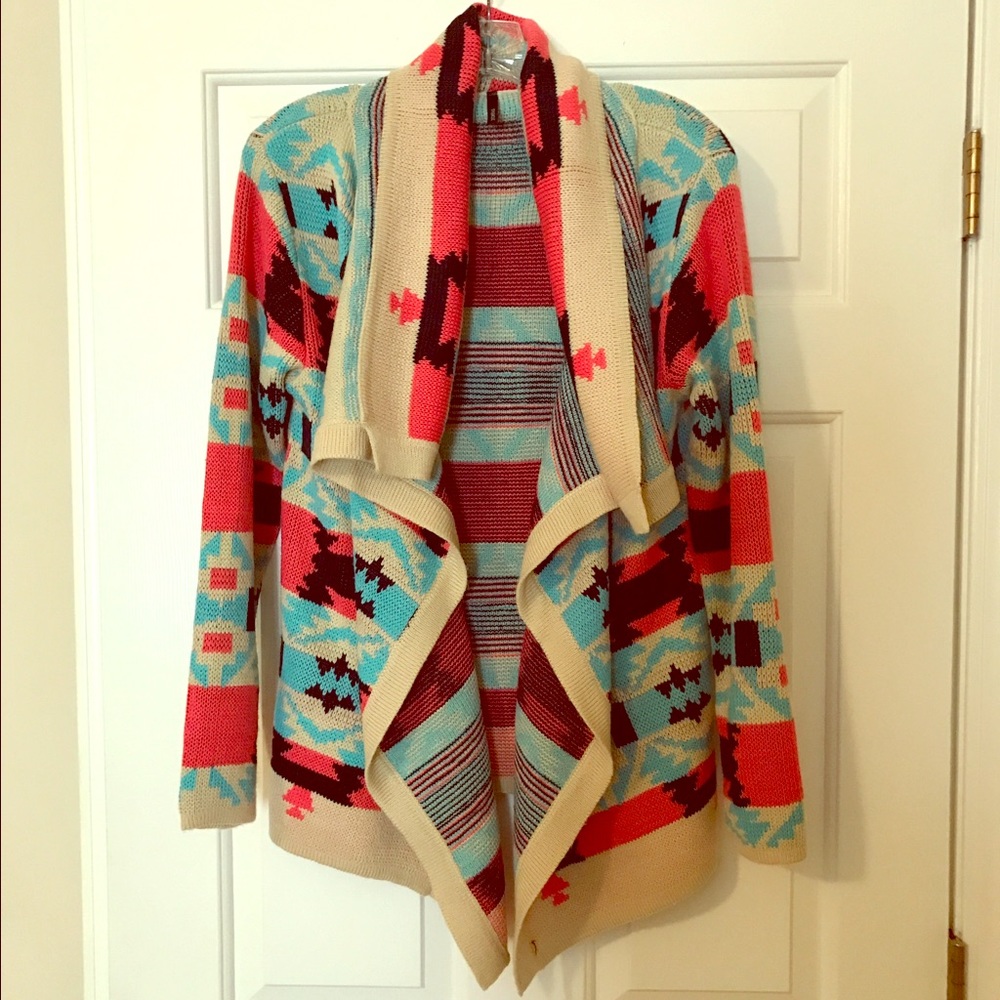 Aztec sweater cardigan