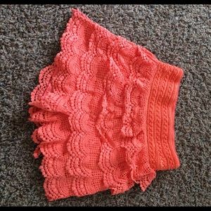 Coral lace Shorts