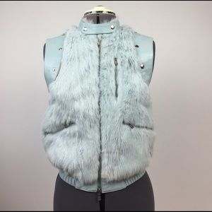Rabbit fur vest