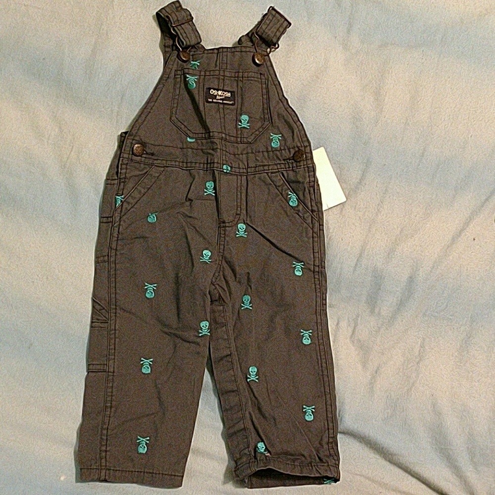 OSHKOSH SKULL OVERALLS NWT