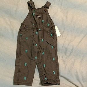 OSHKOSH SKULL OVERALLS NWT