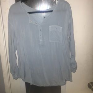Baby blue Splendid Henley!Nice& light for spring